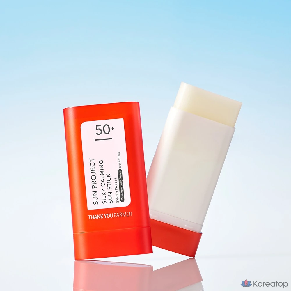 Солнцезащитный стик Thank You Farmer Sun Project Silky Calming Sun Stick SPF50+ PA++++, 18 г, 1 шт., фото 3