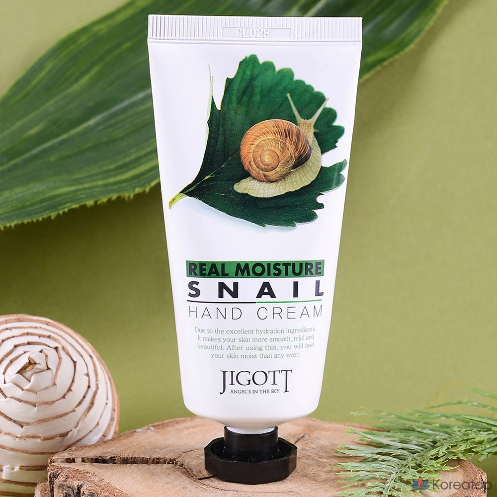 Крем для рук Jigott Real Moisture Snail Hand Cream, 1 шт.