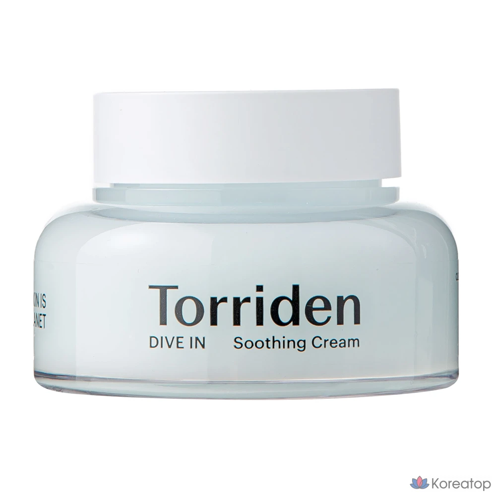 Успокаивающий крем Torriden Dive-in с низкомолекулярной гиалуроновой кислотой, 100 мл, 1 шт.
