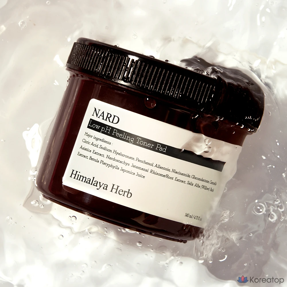 Тонизирующие подушечки для пилинга NARD с мягкой кислотностью, 140 мл, 70 листов, 1 упаковка., фото 3