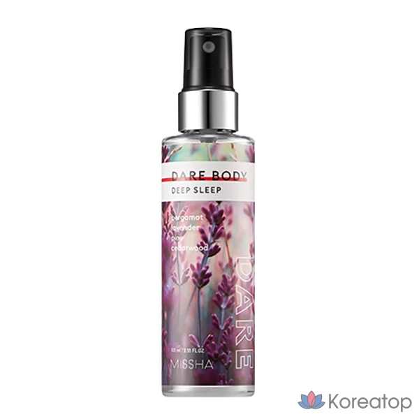 Спрей для тела Missha Dare, способствующий глубокому сну, 105 мл, 1 шт.