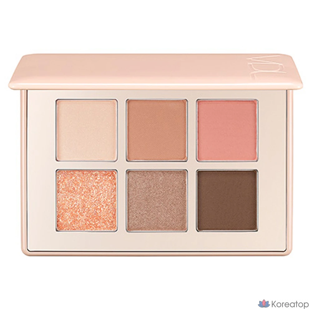 Палитра теней для век VDL Eyeshine Color Mode, 01 Персиково-оранжевый, 1 шт.