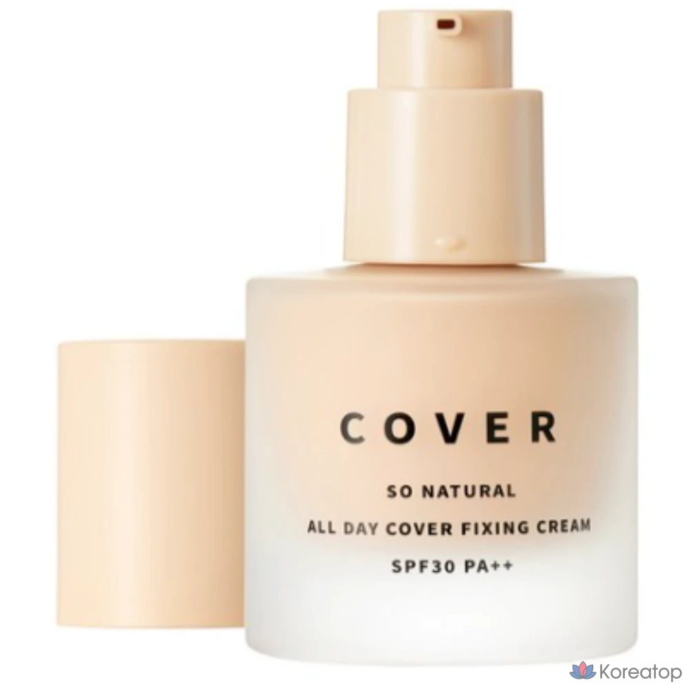 Фиксирующий крем для макияжа So Natural All Day Cover Fixing Cream, 30 мл, 1 шт.