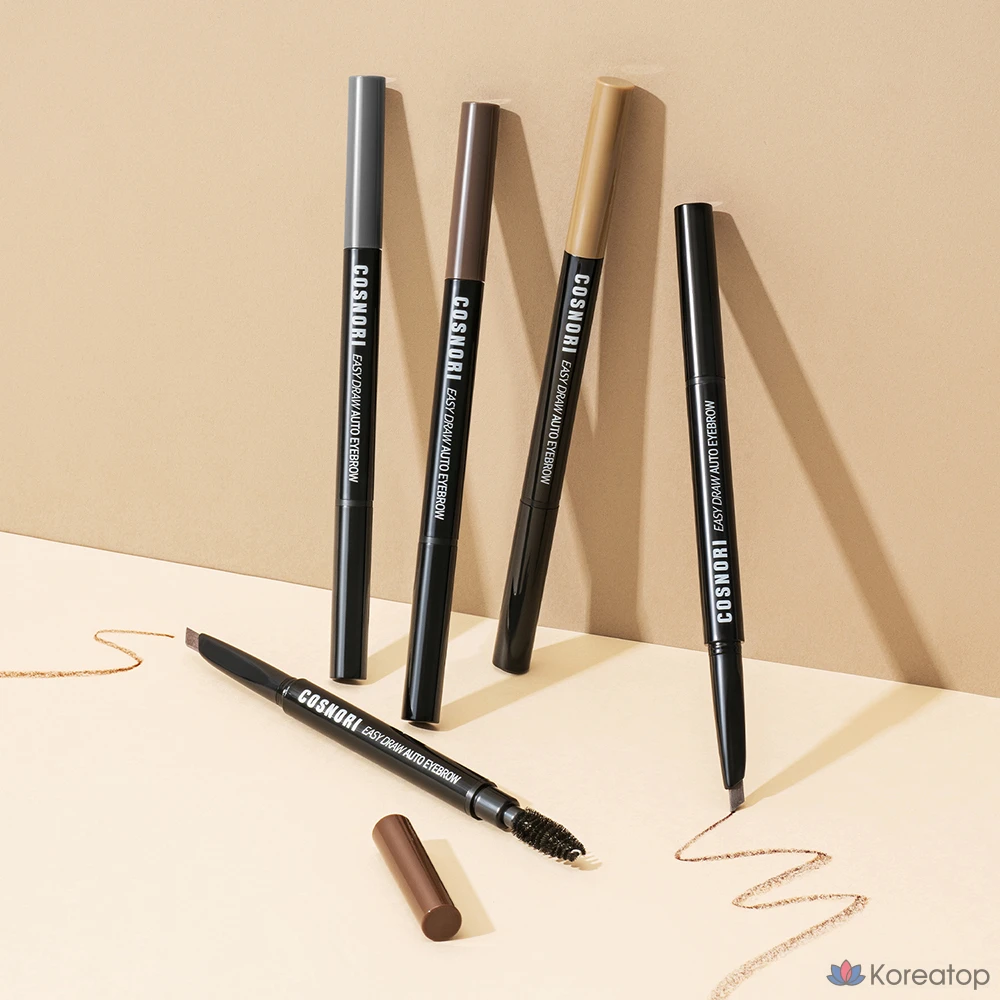 Карандаш для бровей Cosnori Easy Draw Auto Eyebrow, оттенок Dutch Gray, 0.3 г, 1 шт., фото 3