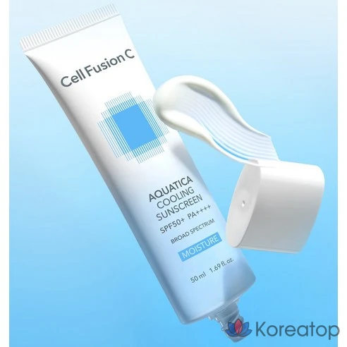 Охлаждающий солнцезащитный крем Cellfusion C Aquatica SPF50+ PA++++