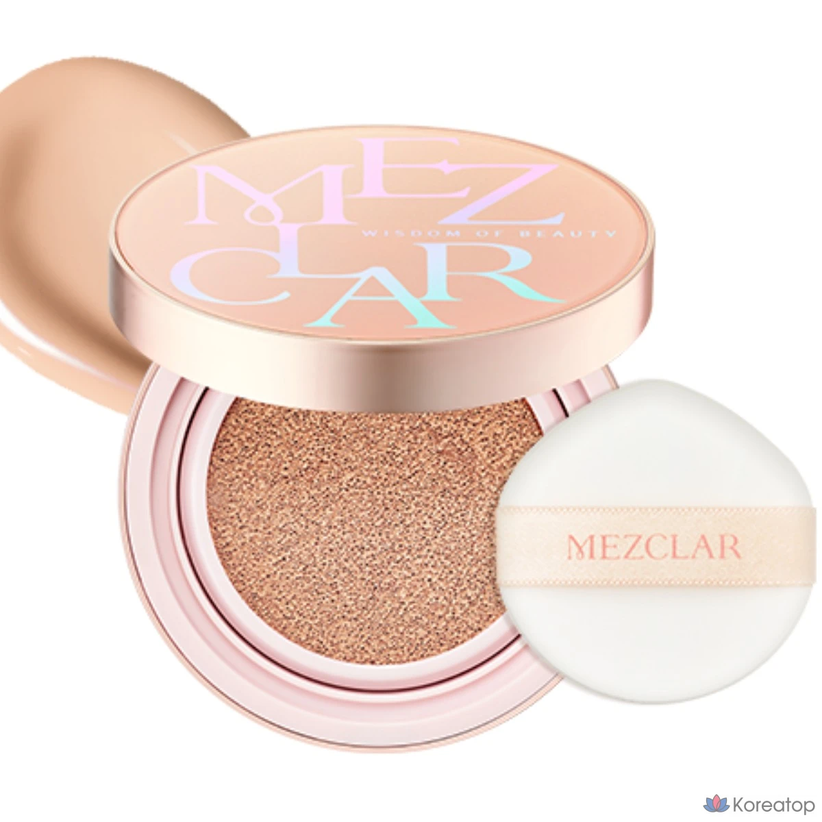 Тональный крем-кушон Jayjun Skincare Air Fit Cover Cushion (SPF+ / PA++++), № 23, персиковый футляр, 1 шт.