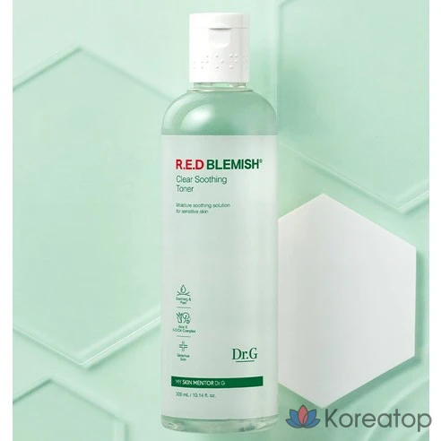 Успокаивающий тоник Dr. Ceuracle Red Blemish Clear, 500 мл, 1 шт., фото 3