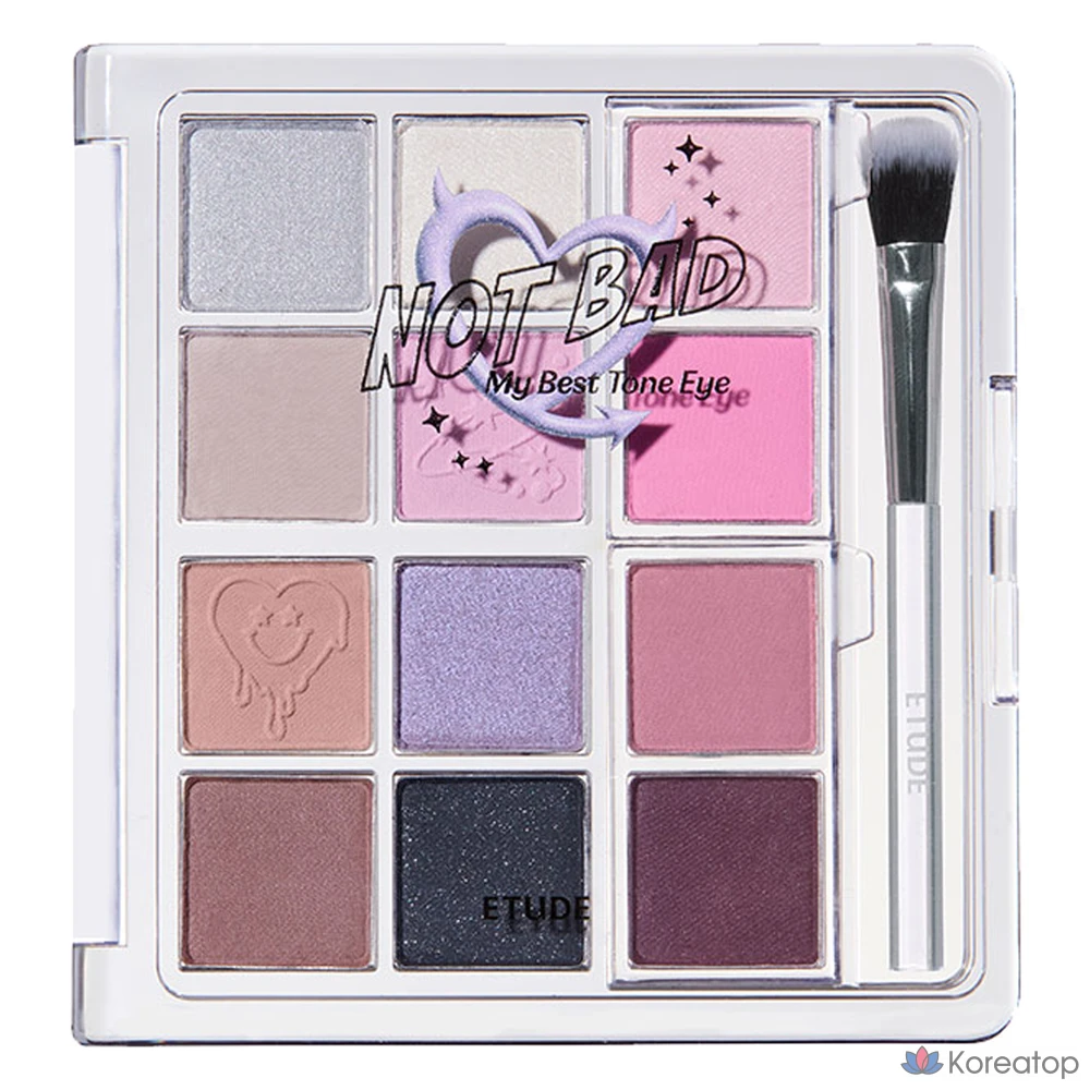 Палетка теней для век Etude My Best Tone Eye Palette, серая, 1 шт