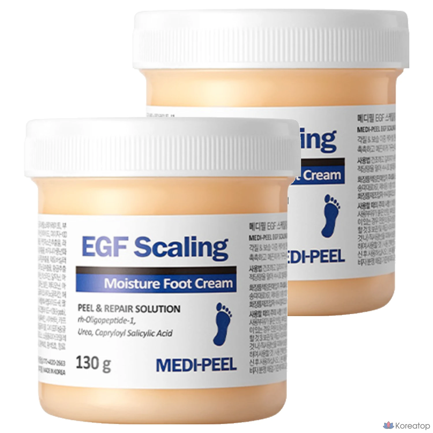 Увлажняющий крем для ног Medi-Peel EGF от шелушения, 130 г, 1 упаковка, 2 шт.