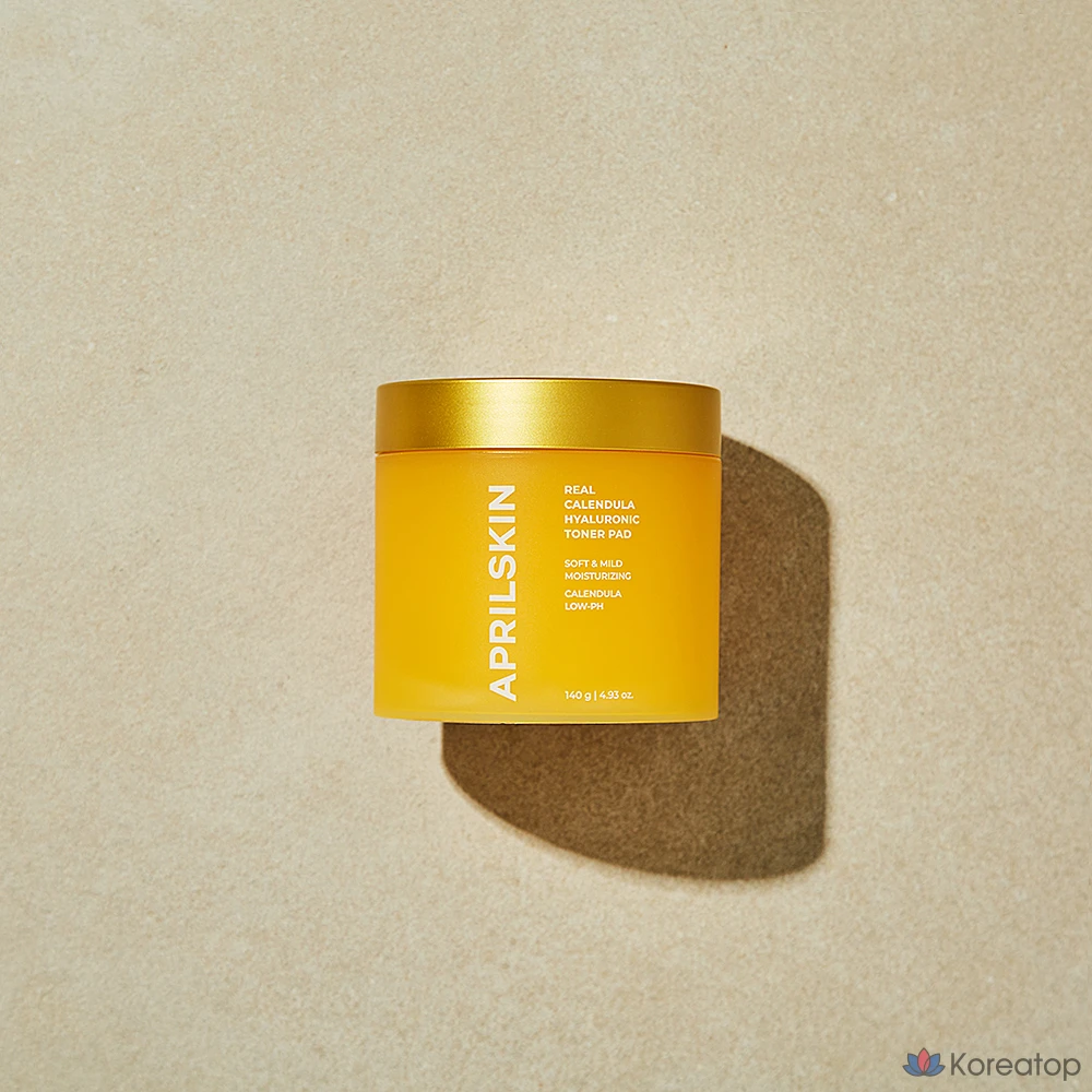 Тонизирующие подушечки April Skin Real Calendula Hyaluronic, 1 упаковка, 60 листов