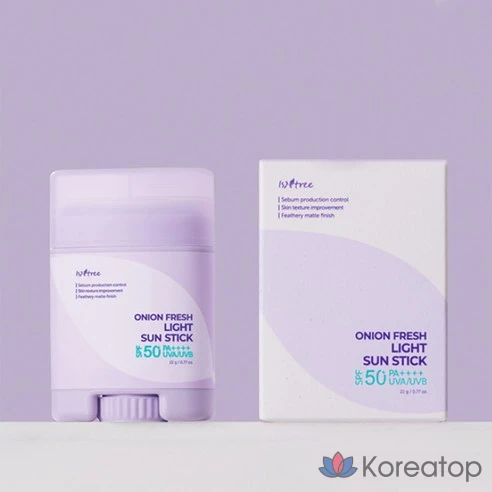 Солнцезащитный стик Isntree Onion Fresh Light SPF50+ PA++++