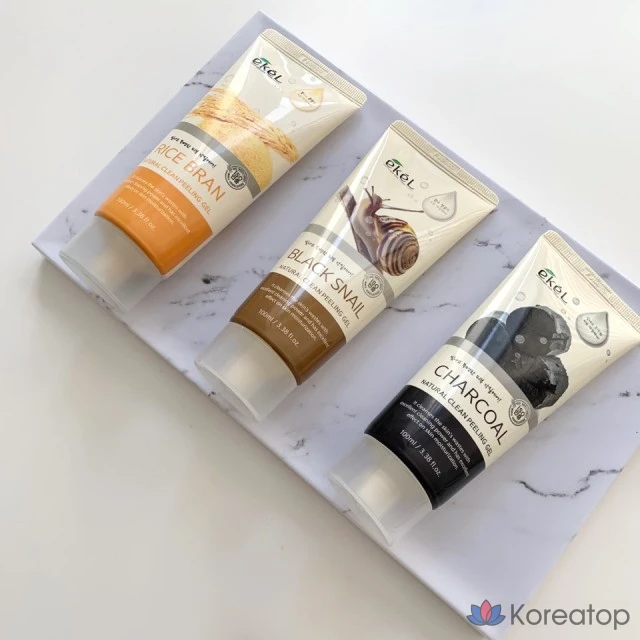 Ekel Natural Clean Peeling Gel 100 мл Ягоды асаи, 1 шт.