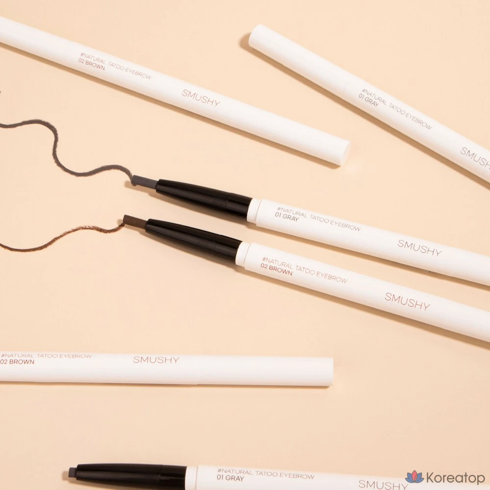 Татуаж бровей Rokkiss Smush Natural, 1 шт., серый.