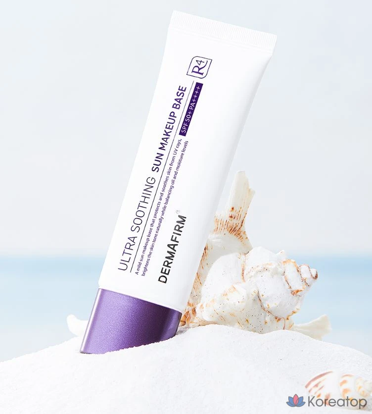 Солнцезащитный крем Dermafirm Ultra Soothing Sun Makeup Base R4, оттенок White, 50 мл, 1 шт.