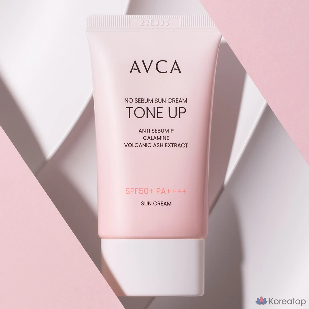 Минеральный солнцезащитный крем AVCA Tone-Up No-Sebum SPF50+ PA++++, 35 мл, 1 шт.