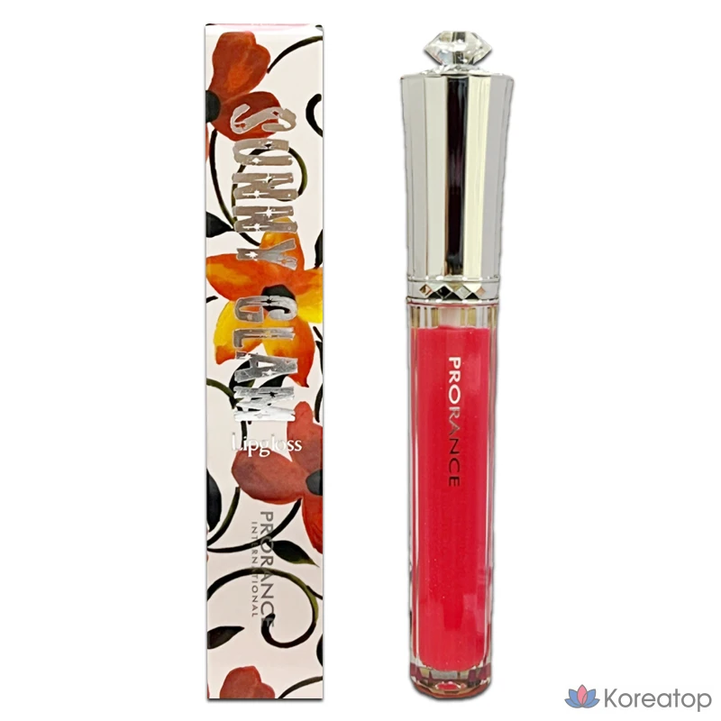 Блеск для губ Prorance Sunny Glam Lip Gloss, оттенок RD5 Twinkle Red, 3.6 г, 1 шт.