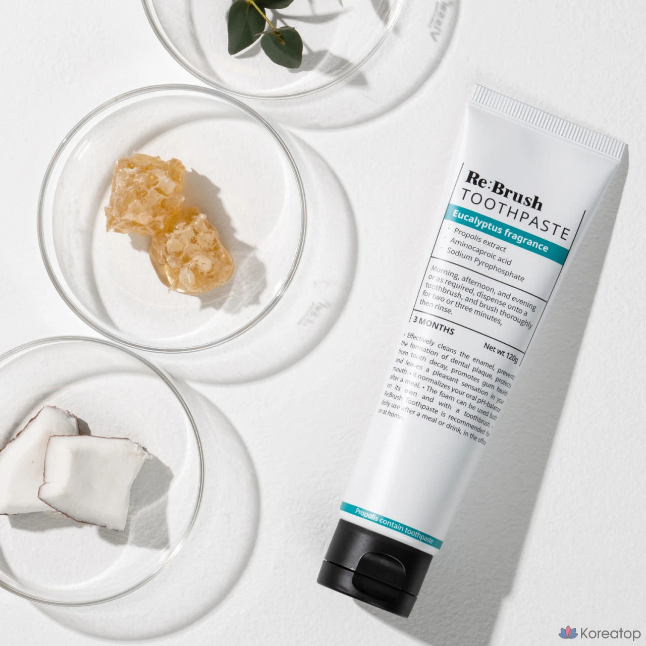 Зубная паста Re:Brush Eucalyptus Anti-inflammatory Natural, 120 г, 1 шт.