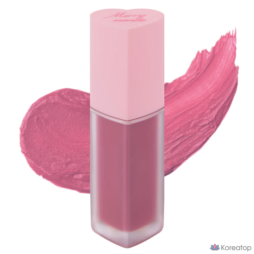 Merrymond Cherry Heart percent Mega Tint, 10 оттенков Rose Cherry, 1 шт.
