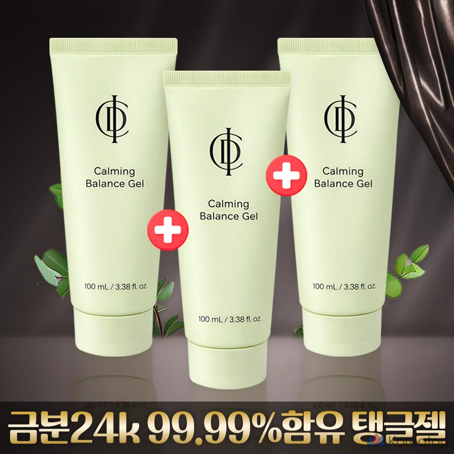Успокаивающий гель Incellderm, успокаивающий балансирующий гель, увлажняющий гель, золотая пудра 99,99%, уход для баланса масла и влаги, увлажняющий гель, 3 шт. по 100 мл, 1 шт. по 300 мл