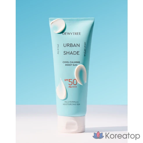 Солнцезащитный крем Dewytree Urban Shade Cool Calming Moisture SPF50+ PA++++