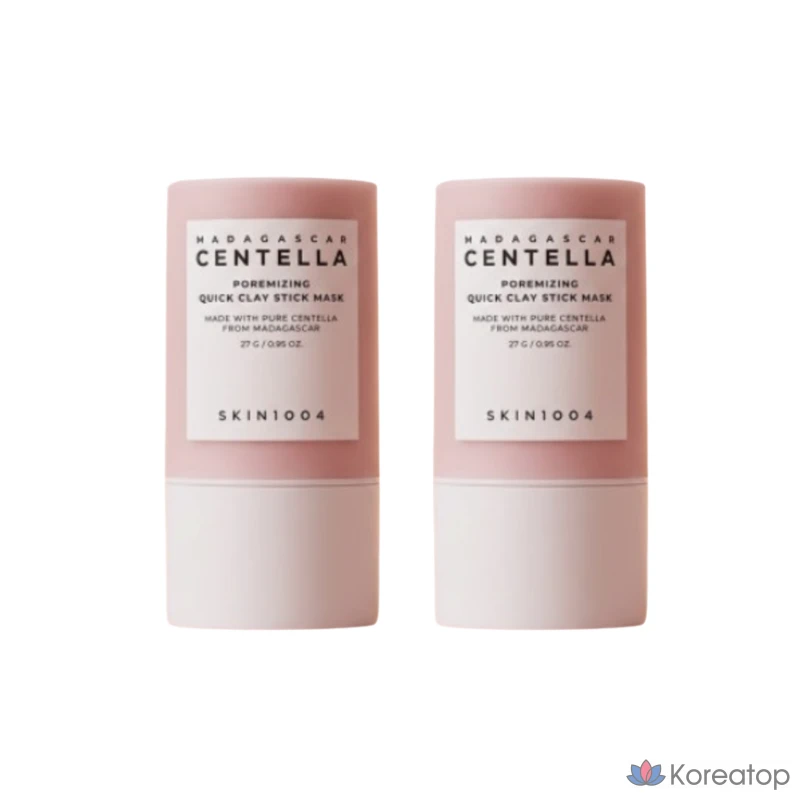Маска для лица SKIN1004 Madagascar Centella Poremizing Quick Clay Stick Mask, 27 г, 2 шт.