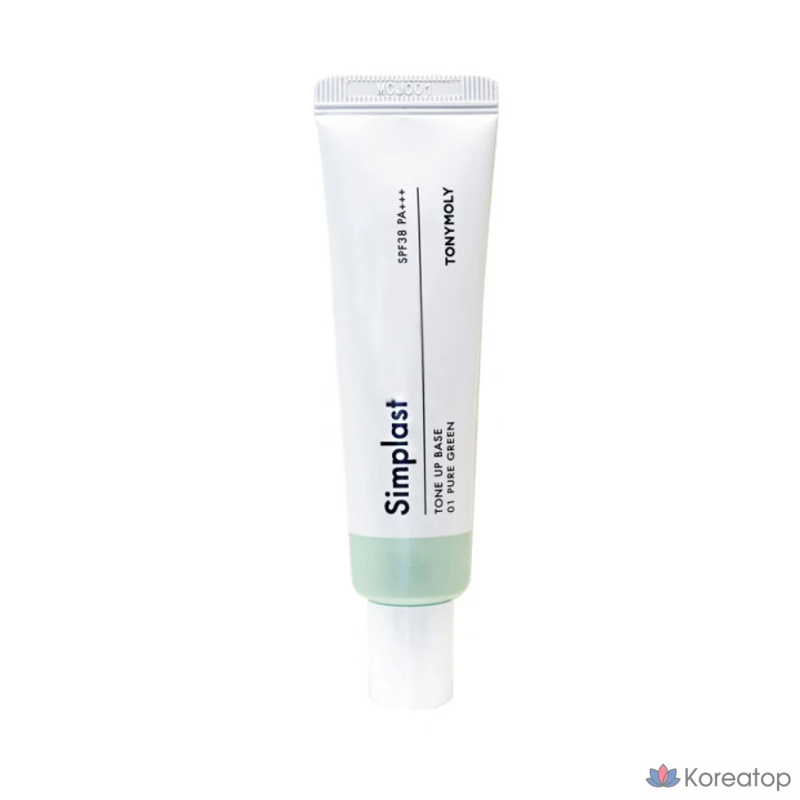 База под макияж Tony Moly Simple Last Tone-Up Base, 35 г, 01 Green, 1 шт., фото 2