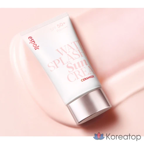 Крем солнцезащитный увлажняющий ESPOIR Water Splash Sun Cream Ceramide SPF50+60 мл+30 мл