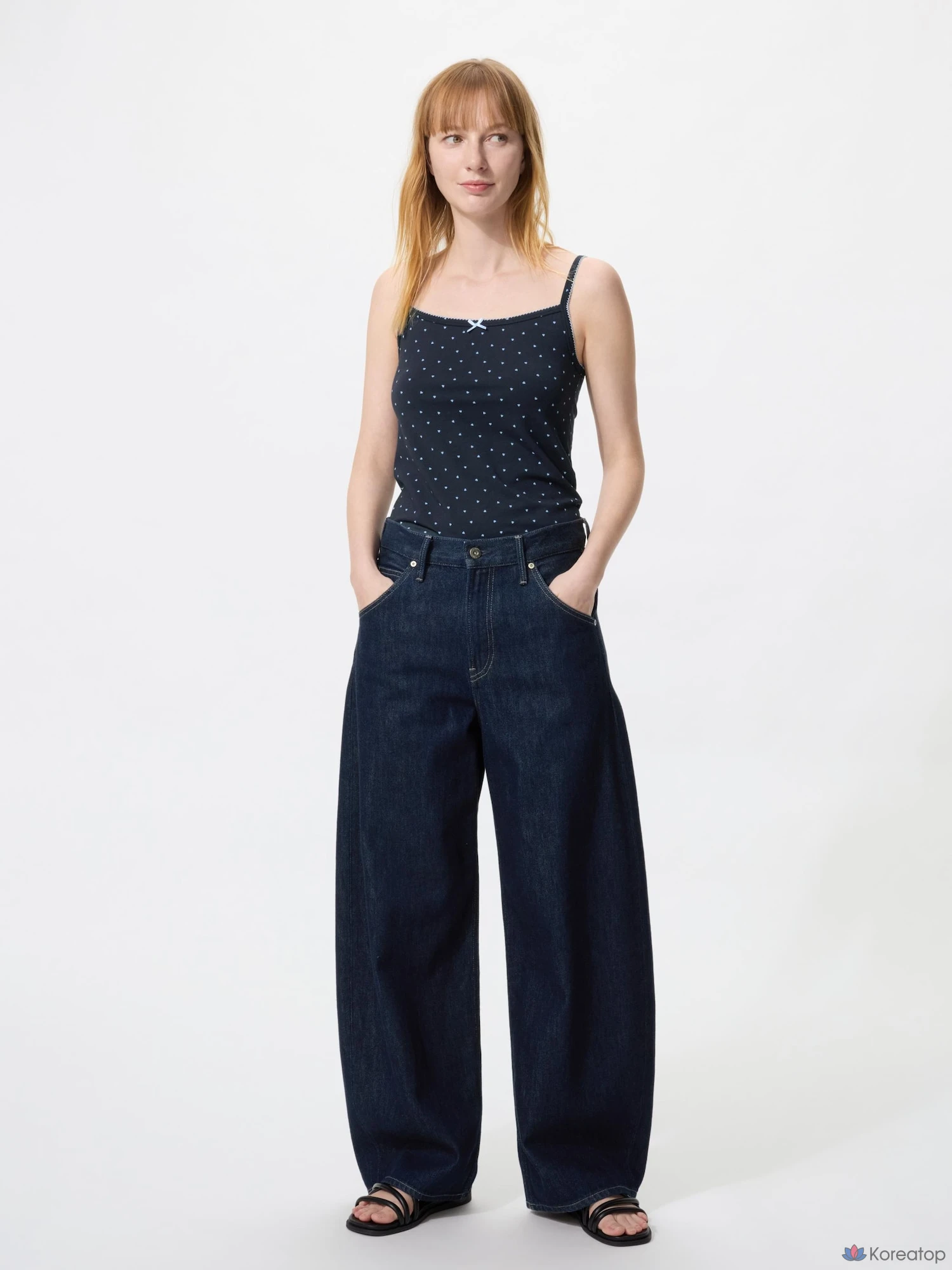 Камисоль Uniqlo Soft Modal Camisole (Heart)