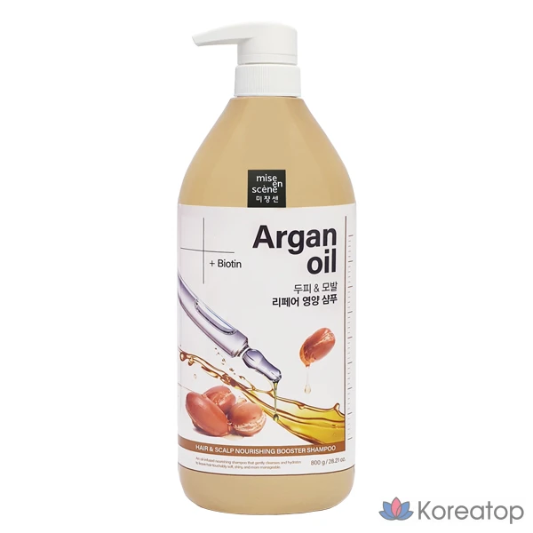 Питательный шампунь для волос и кожи головы Mise en Scene, 1 шт., 800 мл