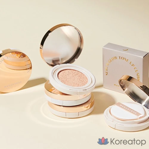 Солнцезащитная сыворотка Marshique Serum Glow Tone-Up Sun Cushion SPF50+ PA++++, 1 шт., 12 г