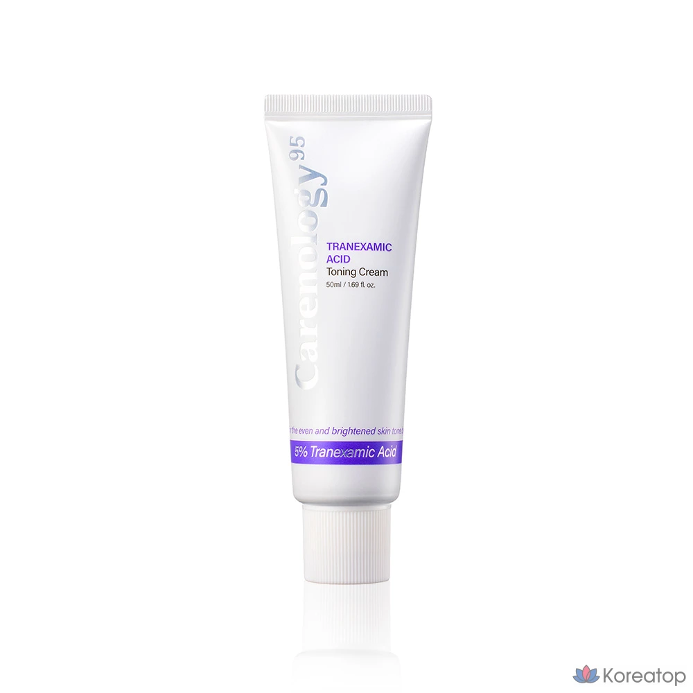 Тонизирующий крем Carenology с 5% транексамовой кислотой / Тонизирующий крем Water Glow / Тонизирующий крем White Jade / Отбеливающий крем, 1 шт., 50 мл