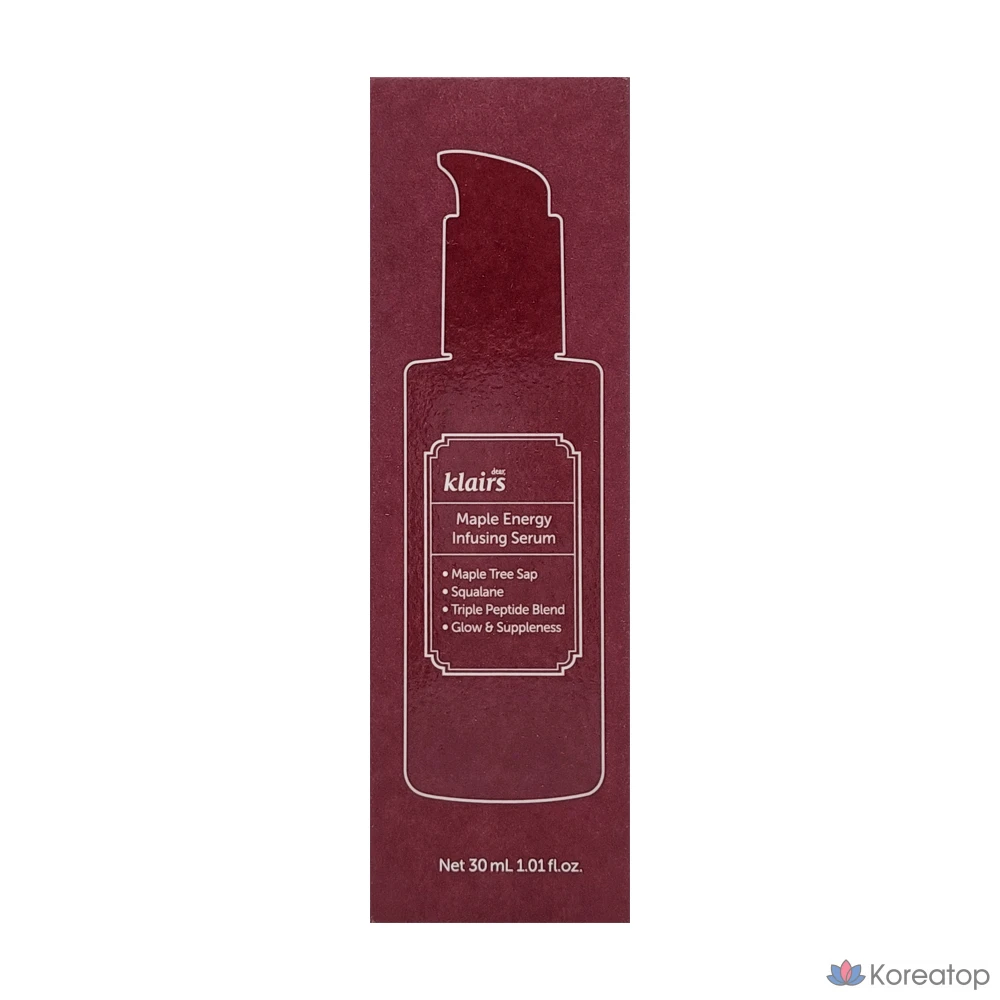 Сыворотка для тела Dear, Klairs Maple Energy Infusing Serum, 30 мл, 1 шт.