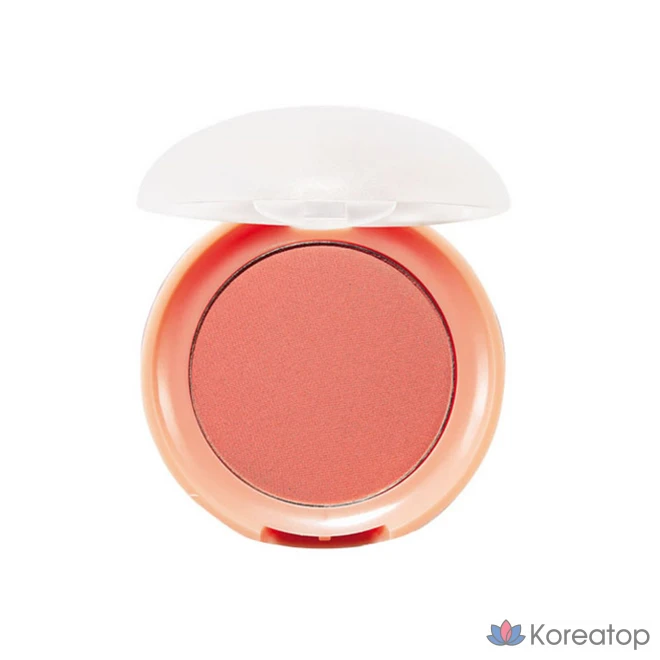 Румяна Etude House Lovely Cookie Blusher, 7,2 г, PK004, персиковый цвет, оттенок «сахарная вафля», 1 шт.