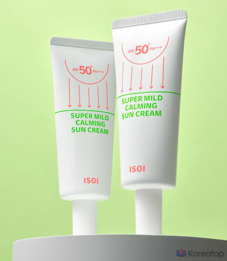 Солнцезащитный крем Isoi Super Mild Calming Sunscreen SPF50+ PA+++, 20 мл, 1 шт.