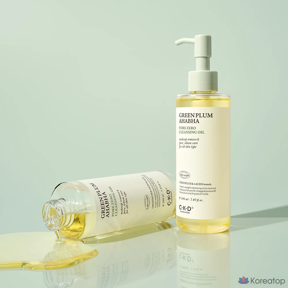 Очищающее масло CKD Green Plum AHA BHA, 200 мл, 1 шт.