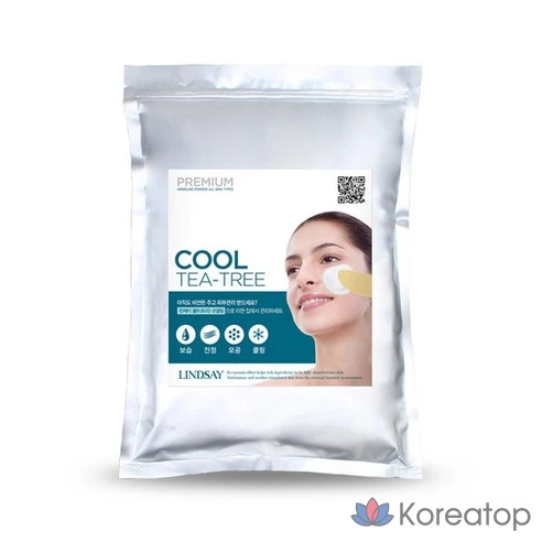 Альгинатная маска с маслом чайного дерева Lindsay Premium Cool Tea-Tree Modeling Mask 1 кг