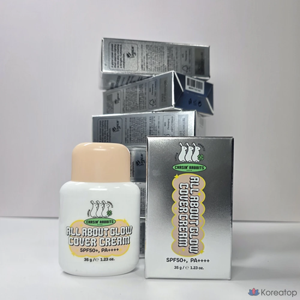 Крем-маска Chasin rabbits All About Glow Cover Cream SPF50+ PA++++, 1 шт., 35 г