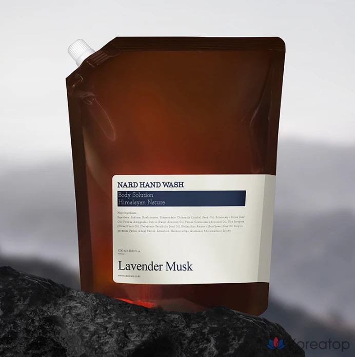 Жидкое мыло для рук Bouquet garni, цвет лаванда-мускус, 1 л, 1 шт.