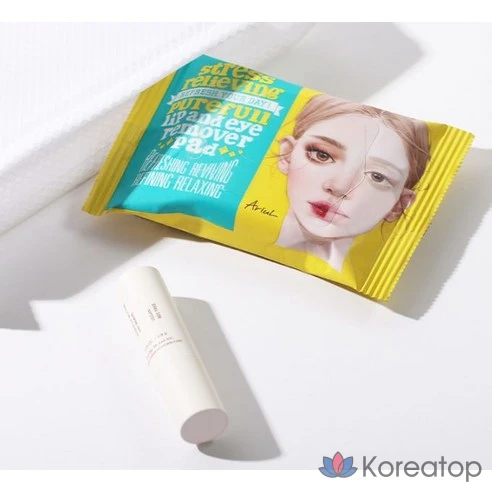 Салфетки для снятия макияжа Ariul Stress Relieving Purefull Lip and Eye, 30 шт