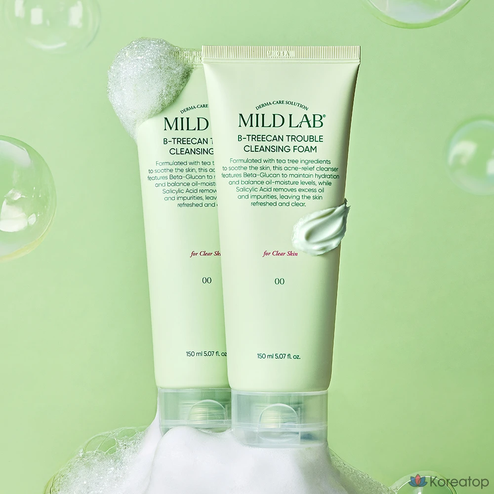 Очищающая пенка для лица Mild Lab Betatrican Trouble, 1 шт., 150 мл