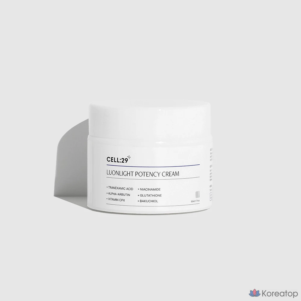 Отбеливающий крем Cell29 Luon Light Potency Tranexamic Acid, 50 мл, 1 шт.