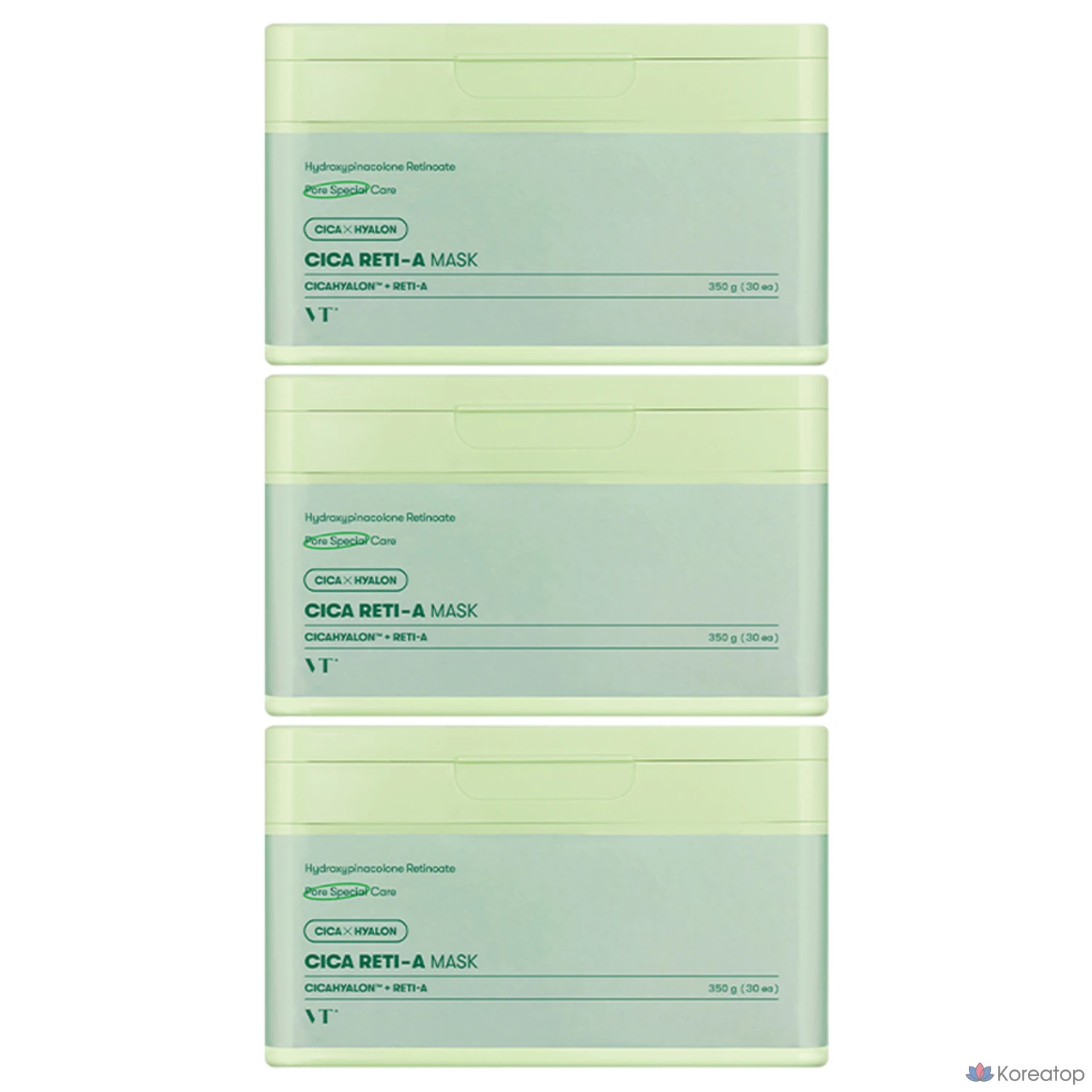 Маска для лица VT Cosmetics Cica Reti-A, 3 упаковки, 30 штук