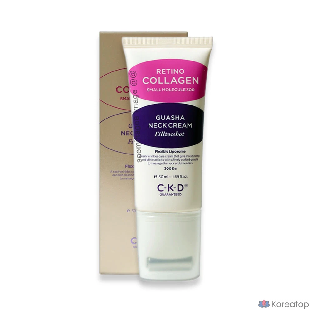 Крем для шеи Chong Kun Dang CKD Gua Sha Retino Collagen, крем от морщин на шее, 1 шт., 50 мл