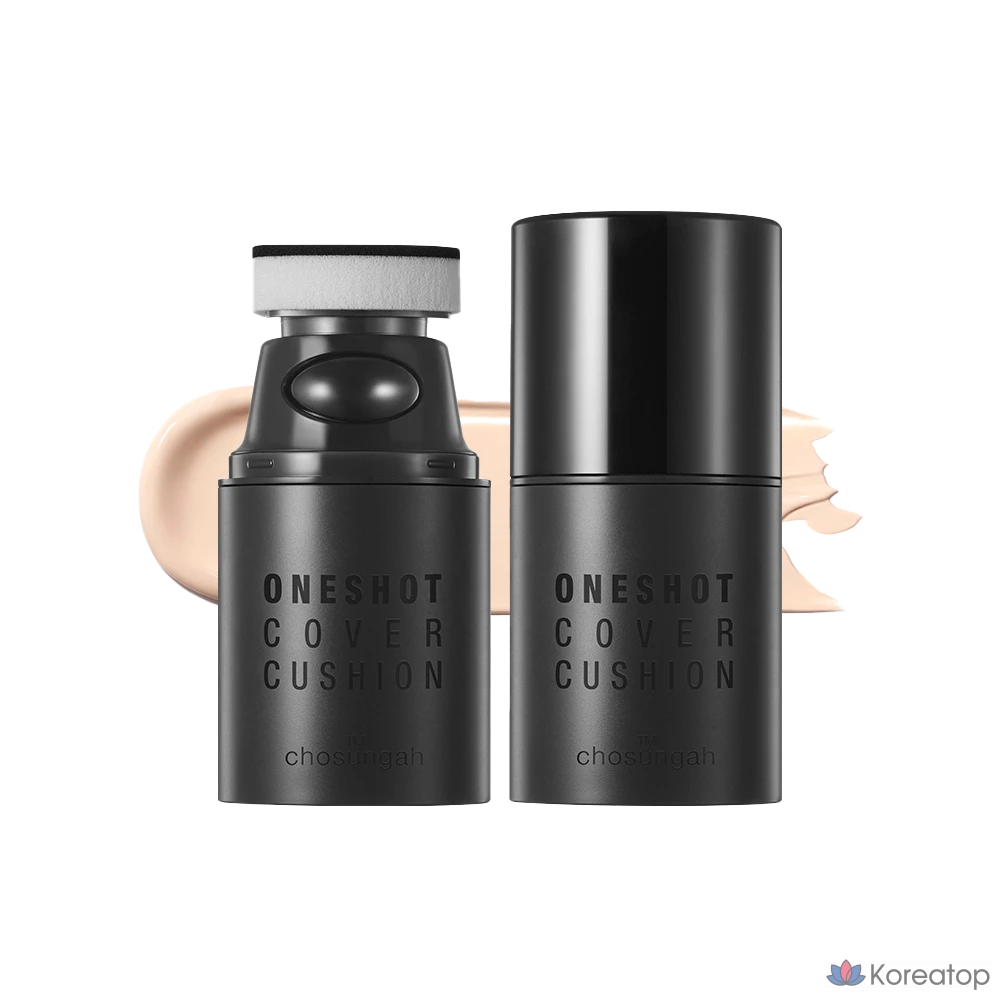 Тональный крем CHOSUNGAH One Shot Cover Foundation SPF50+ PA++++, оттенок № 1 Light Beige, 1 шт.