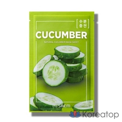 Натуральная маска-салфетка The Saem, 10 листов, 1 упаковка, 10 штук