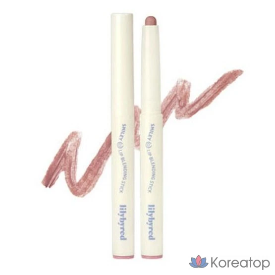 Стик для растушевки губ Lilybyred Smiley 0,8 г, 01 Grin with me (Sing-sing-sing), 1 шт.