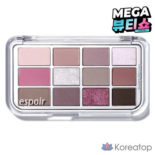 Палетка теней для век Espoir Eye Core Palette, № 4, оттенок Geek Gray, 1 шт.