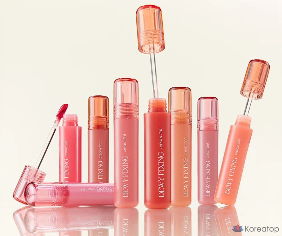 Тинт для губ Derma Factory Dewy Fixing Cream Lip Tint, 4 г, упаковка 04, оттенок «Пыльный виноград», 1 шт., фото 7