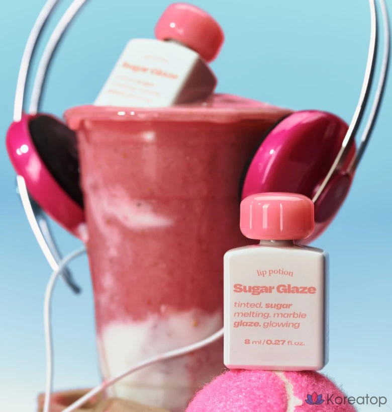 Тинт для губ ALTERNATIVE STEREO Lip Potion Sugar Glaze, 16 шариков со вкусом клубничного мусса, 1 шт., фото 4