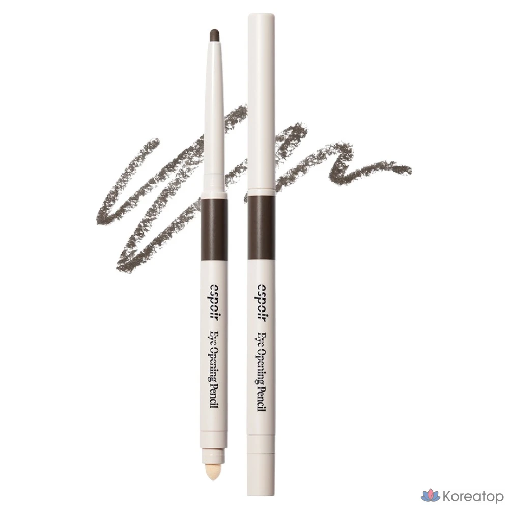Подводка для глаз Espoir Eye Opening Pencil Liner, 0.3 г, 1 шт., цвет: бежево-коричневый (2 оттенка).